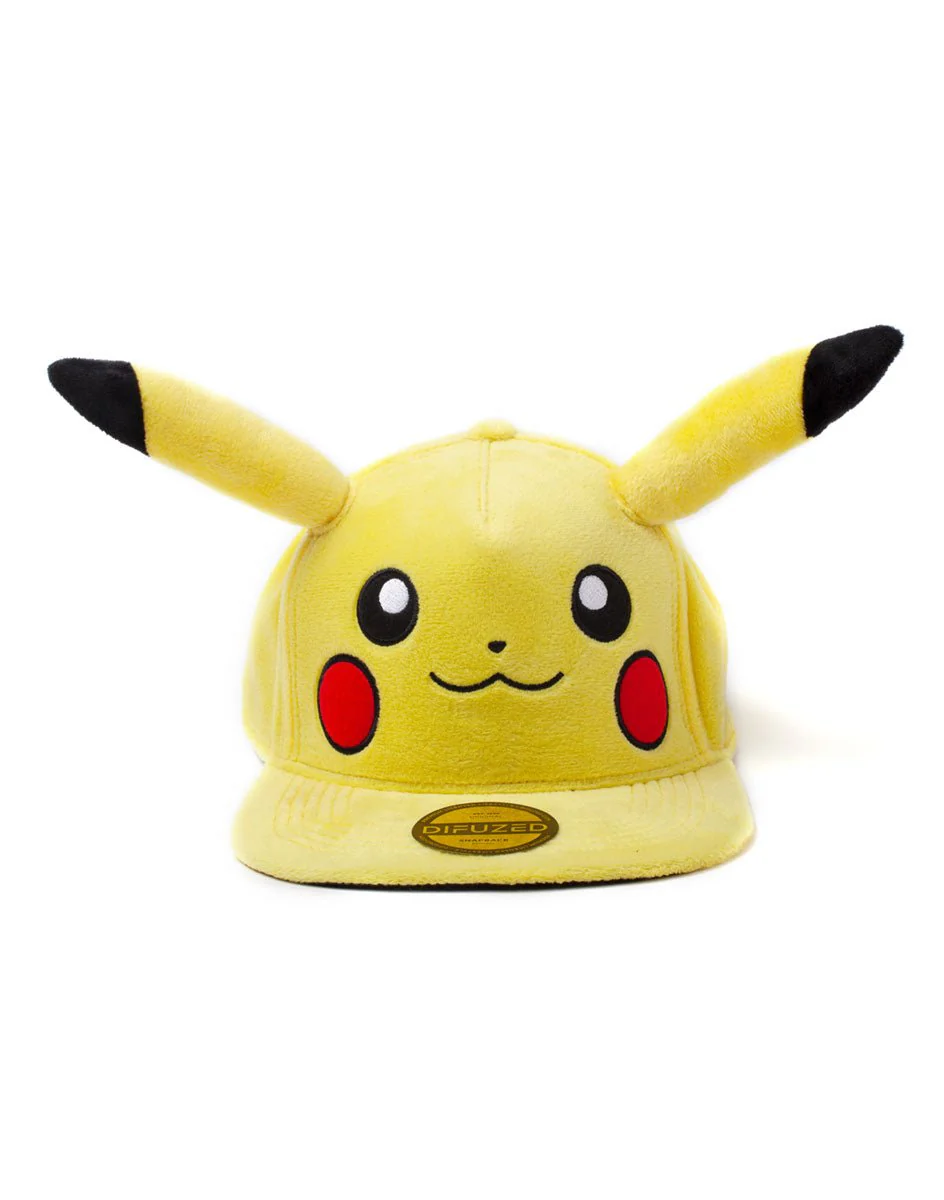 Pokemon Pikachu Plush Snapback - Image 2