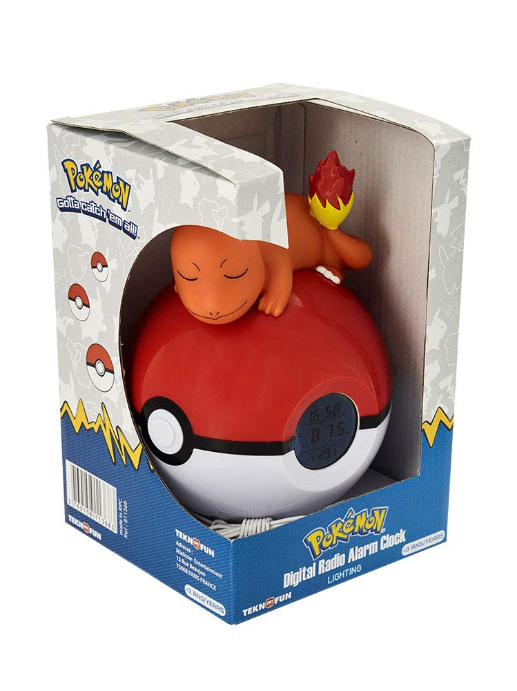 Pokemon Sleeping Charmander Radio Alarm Clock - Image 4