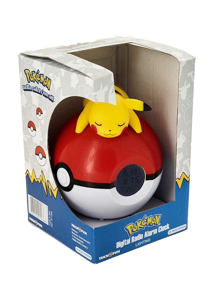 Pokemon Sleeping Pikachu Radio Alarm Clock - Image 5