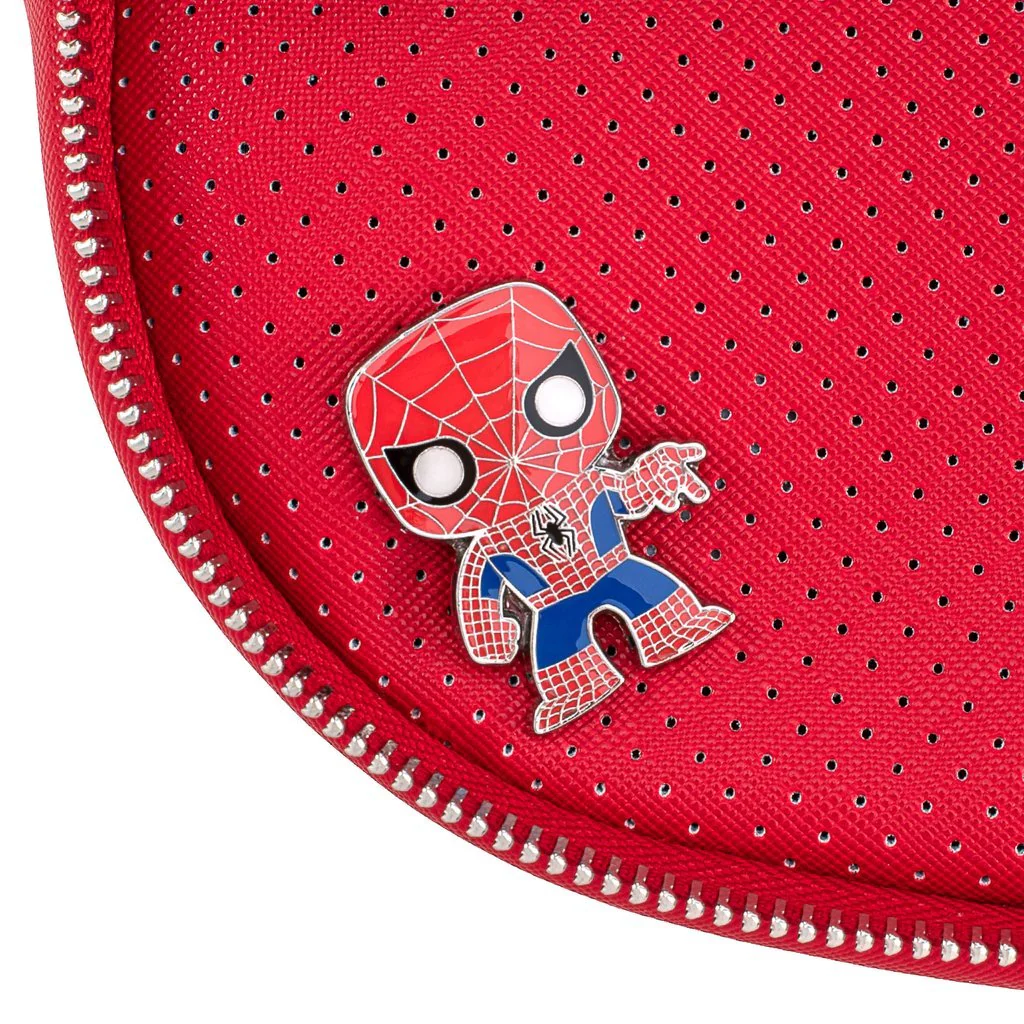 Pop! by Loungefly x Marvel Spider-Man Pin Collector Crossbody Bag - Image 8