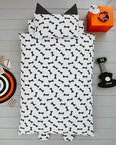 Puppy Dog Shaped Single Duvet Cover Bedding Set - Image 3