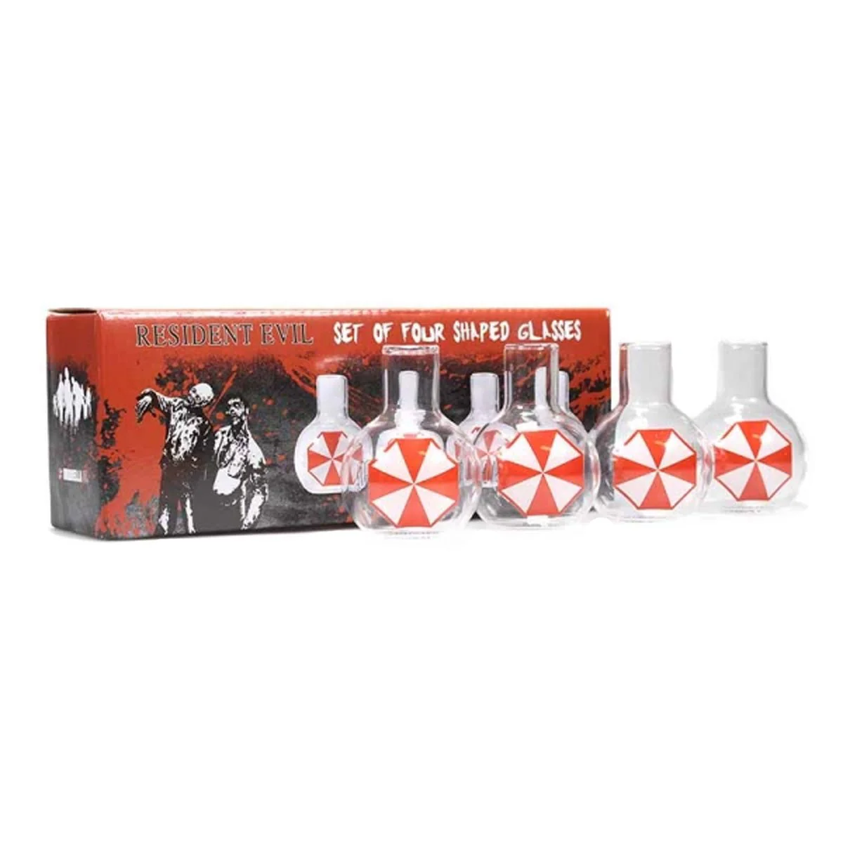 Resident Evil Umbrella Corp Mini Glasses (Set of 4) - Image 3