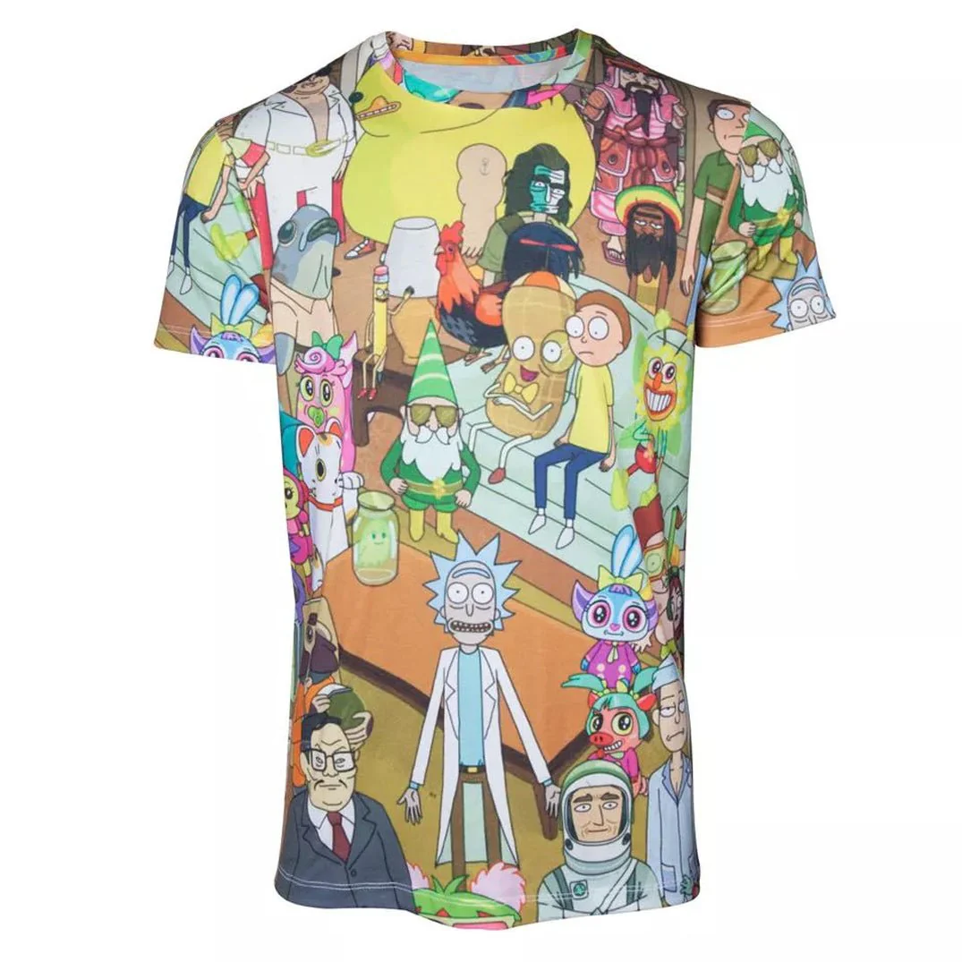Rick and Morty Characters T-Shirt - Image 2