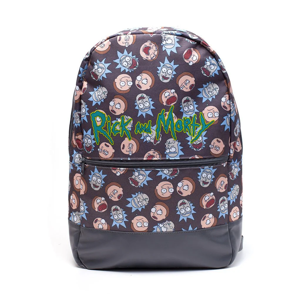 Rick and Morty Face Print Backpack - Image 3
