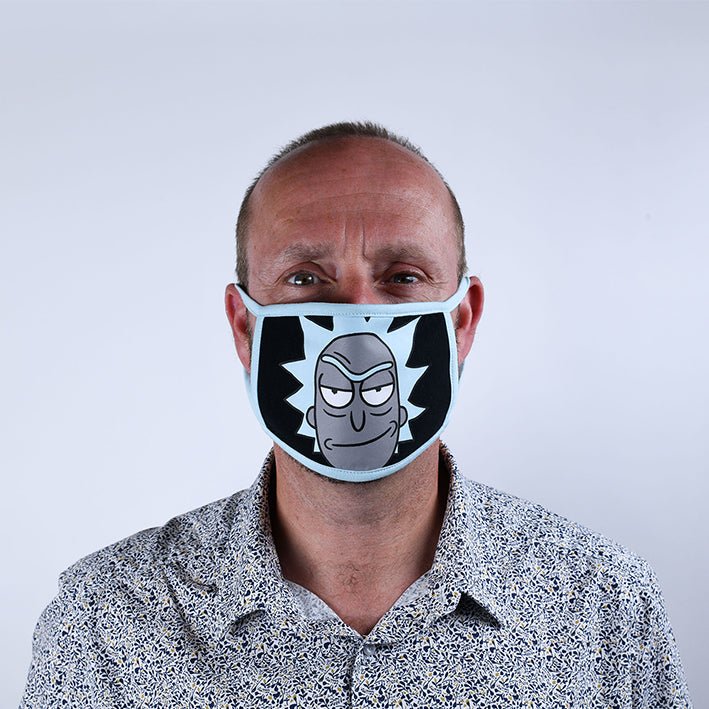 Rick and Morty featuring Rick Face Mask 2 Pack - Image 2