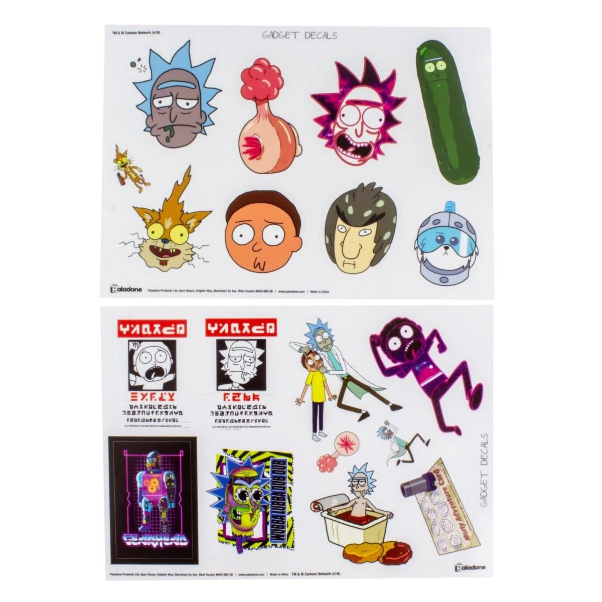 Rick and Morty Gadget Decals - Image 3