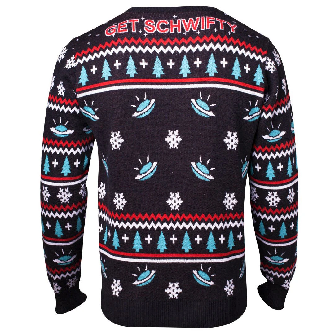 Rick and Morty Knitted Christmas Jumper / Sweater - Image 2