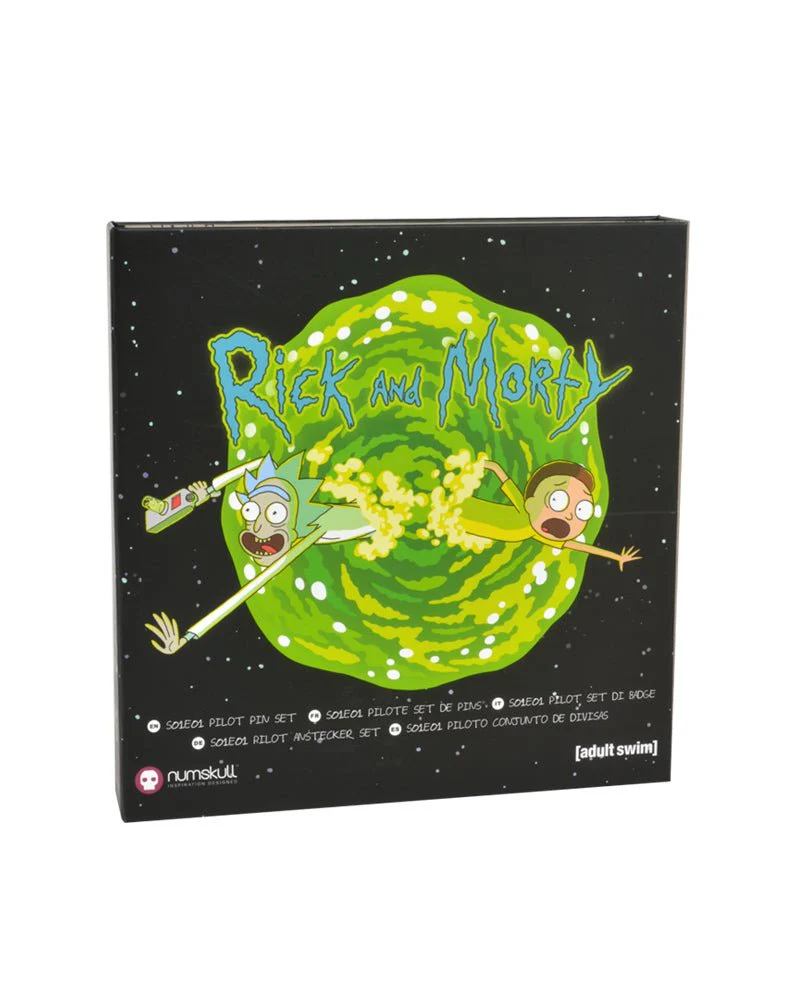 Rick and Morty S01E01 Pin Badge Set - Image 2