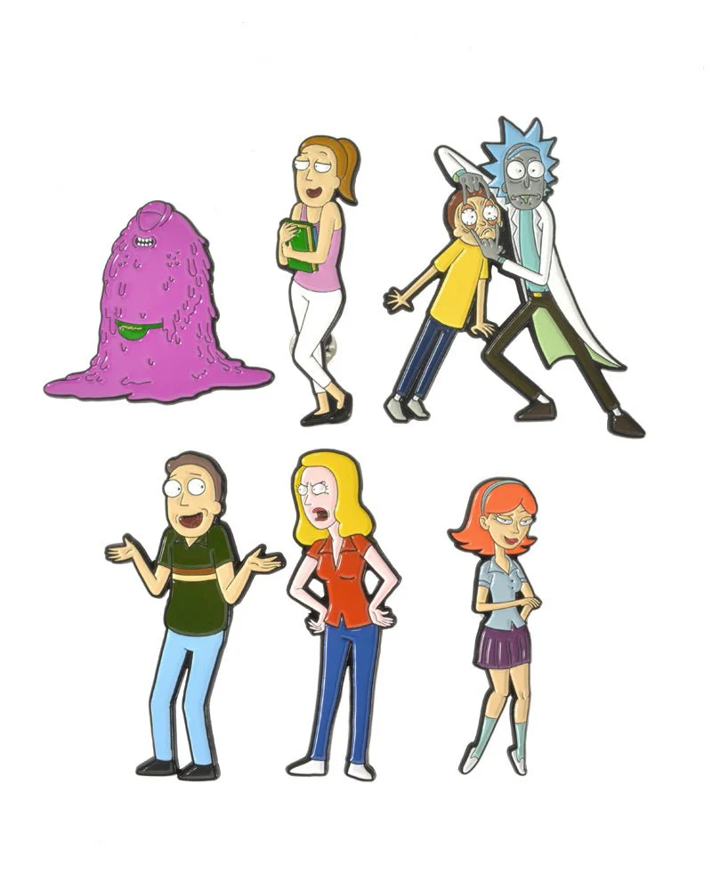 Rick and Morty S01E01 Pin Badge Set - Image 7