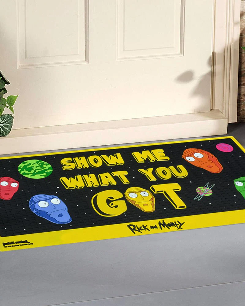 Rick and Morty Show Me What You Got Doormat - Image 3