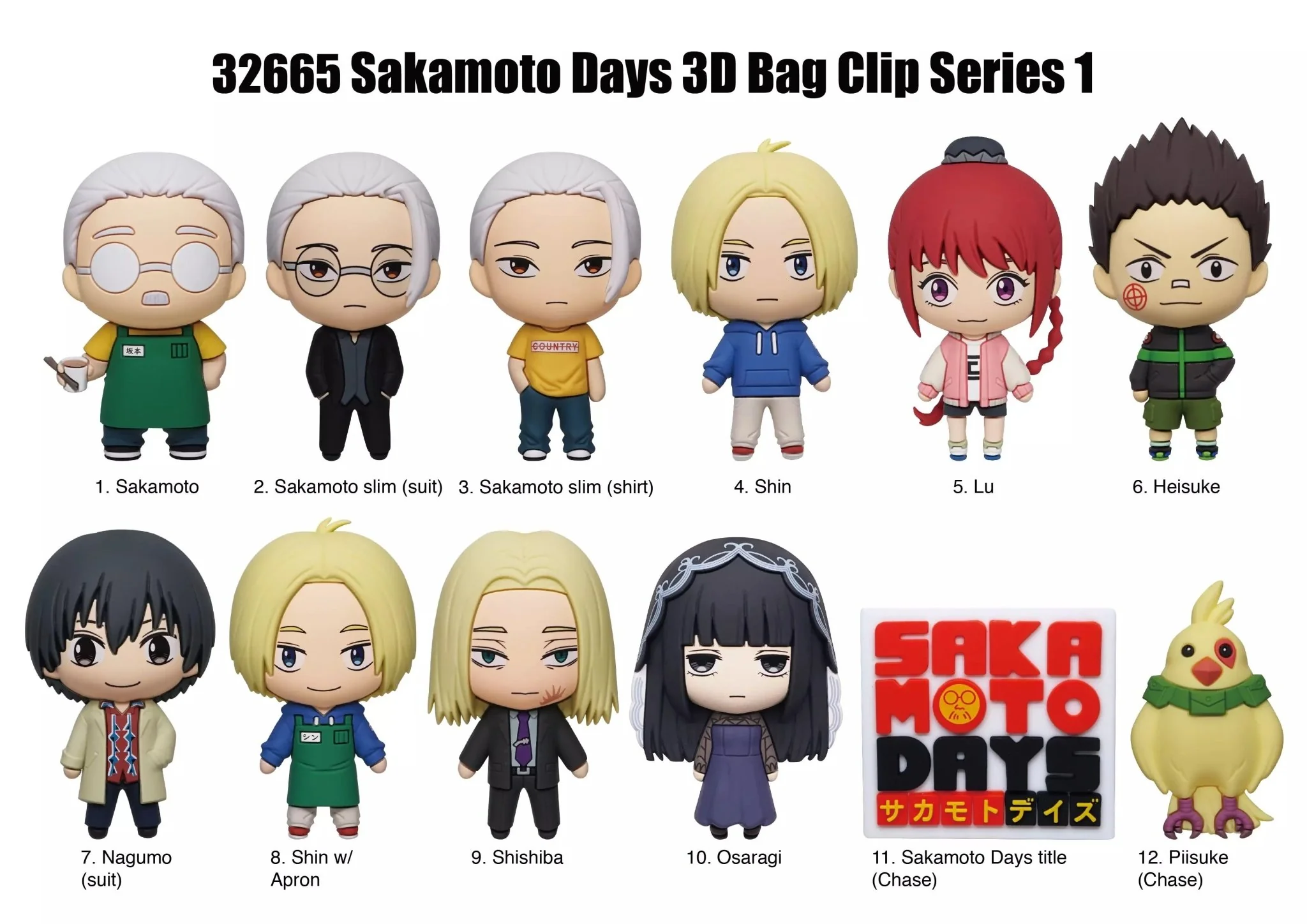 Sakamoto Days Series 1 Blind Bag Mystery Bag Clip - Image 3