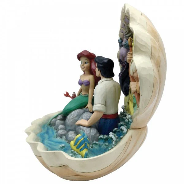 Disney Traditions by Jim Shore - The Little Mermaid Seashell Scenario Figurine - Image 2