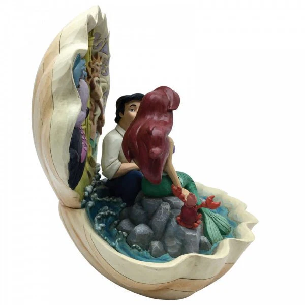 Disney Traditions by Jim Shore - The Little Mermaid Seashell Scenario Figurine - Image 3