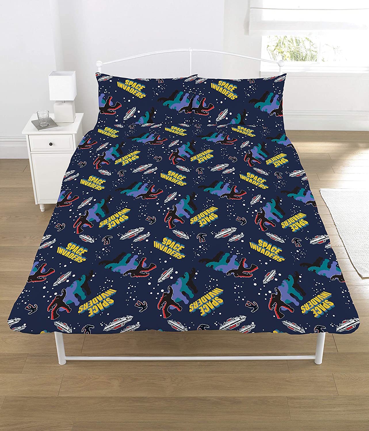 Space Invaders Double Duvet Cover Bedding Set - Image 2