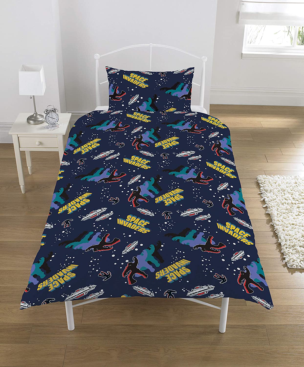 Space Invaders Single Duvet Cover Bedding Set - Image 2
