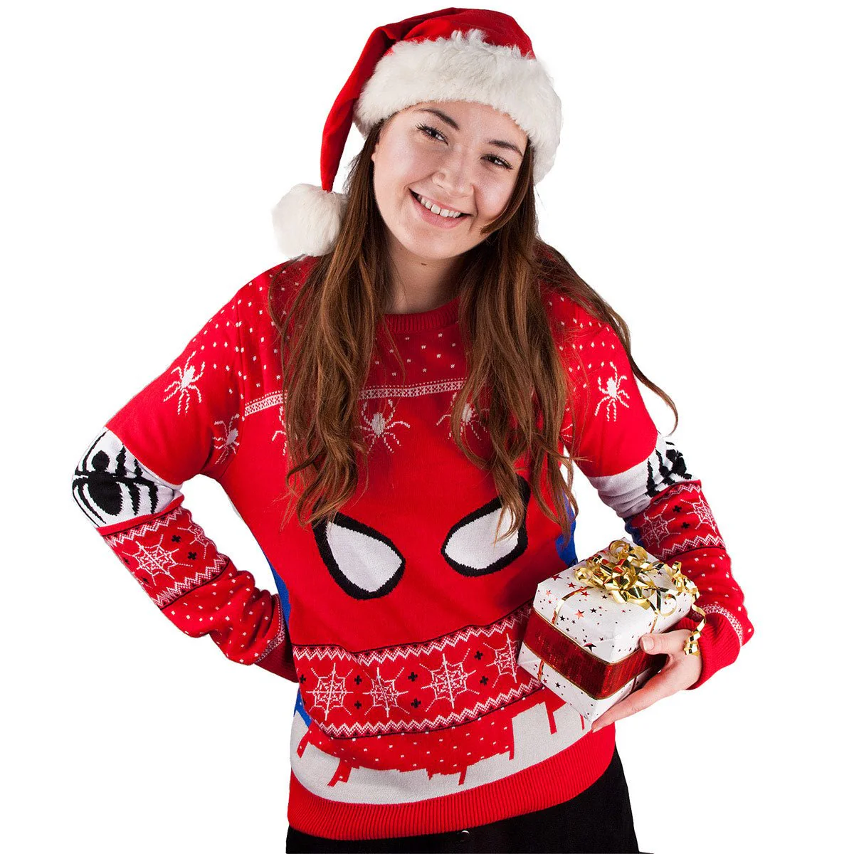 Spider-Man Knitted Christmas Jumper / Sweater - Image 3