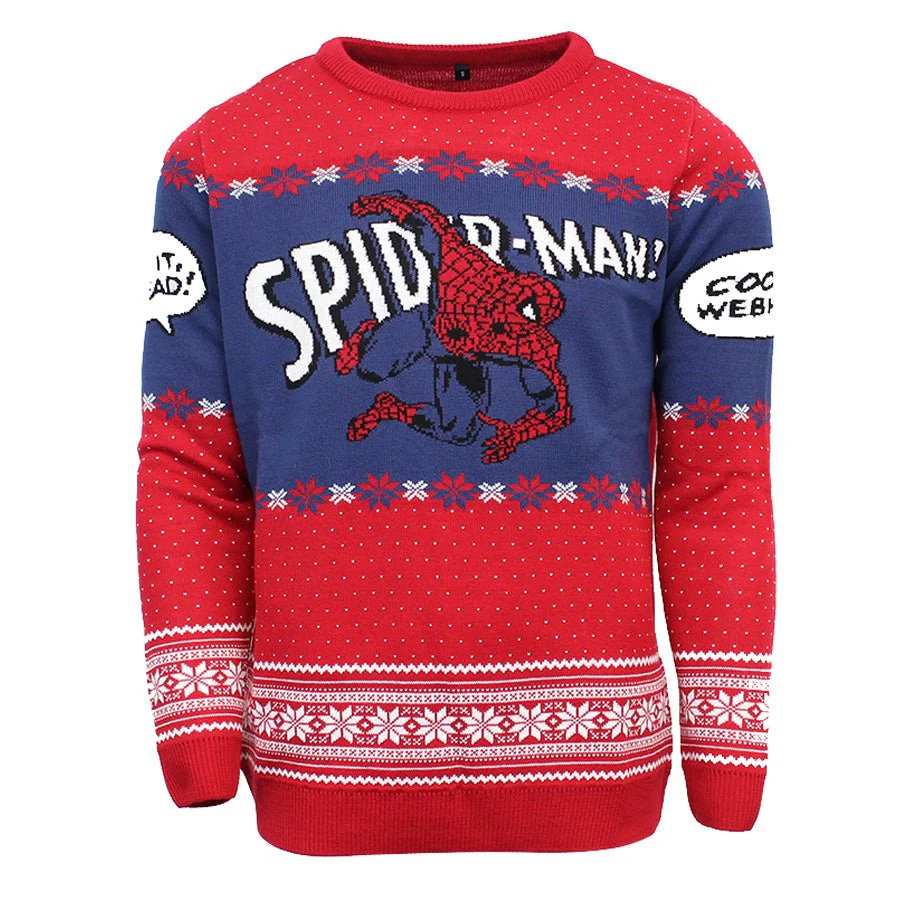 Spider-man Web Slinger Knitted Christmas Jumper / Sweater - Image 7