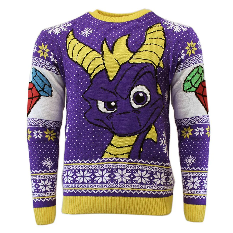 Spyro the Dragon Knitted Christmas Jumper / Sweater - Image 8