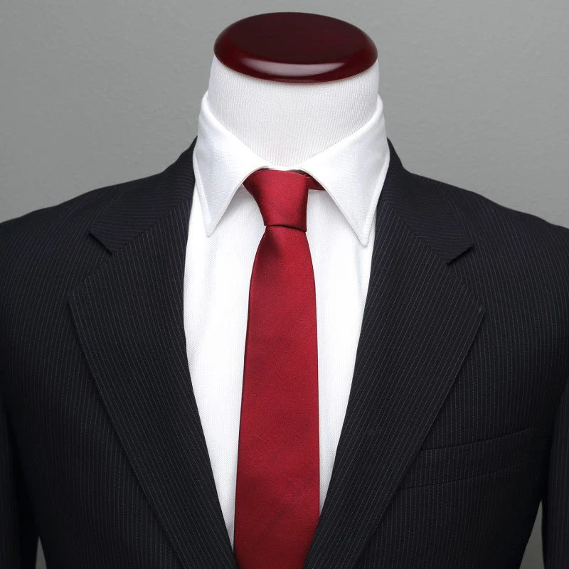 Star Trek TNG Shield Red Ombre Silk Tie - Image 4