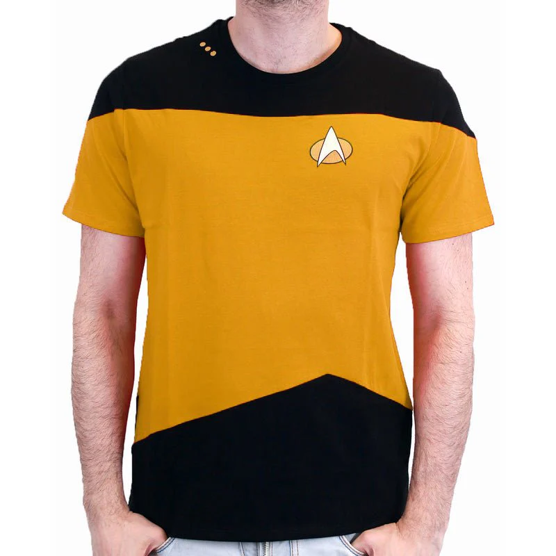 Star Trek TNG Uniform T-Shirt - Image 3