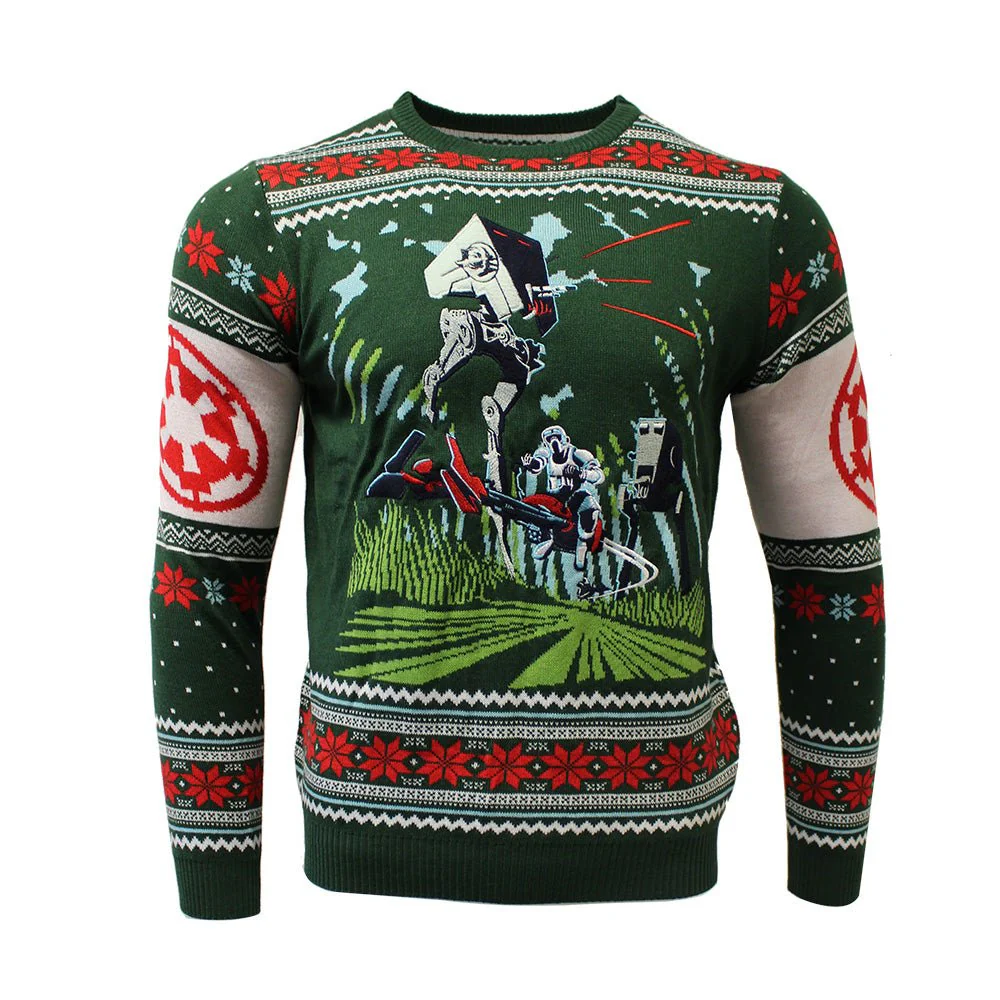 Star Wars Battle of Endor Knitted Christmas Jumper / Sweater - Image 10