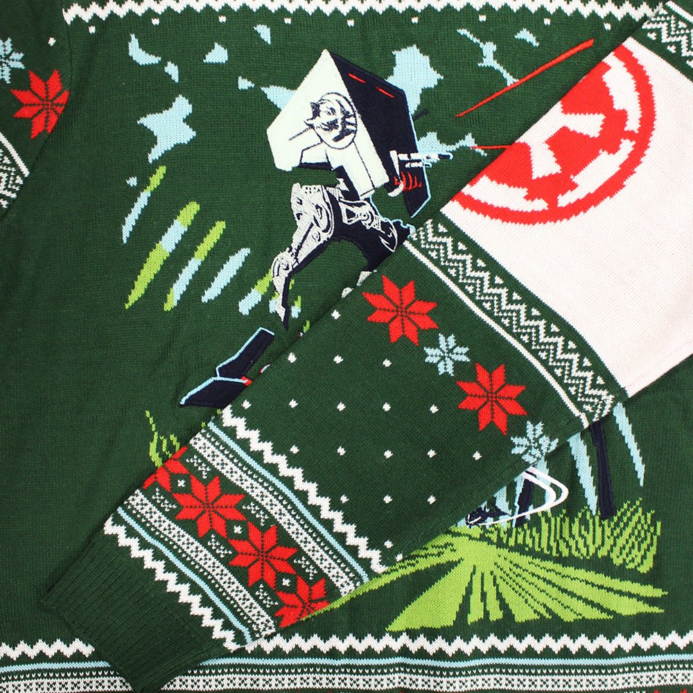 Star Wars Battle of Endor Knitted Christmas Jumper / Sweater - Image 6