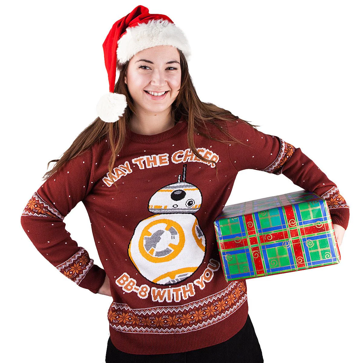 Star Wars BB-8 Knitted Christmas Jumper / Sweater - Image 2