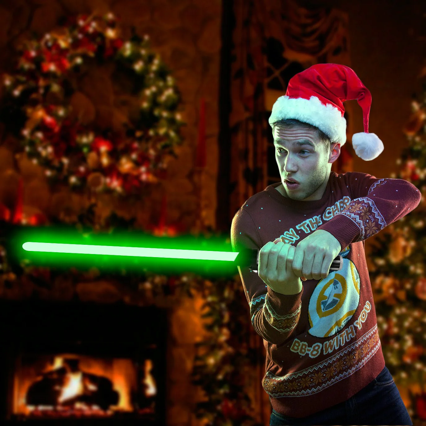 Star Wars BB-8 Knitted Christmas Jumper / Sweater - Image 3