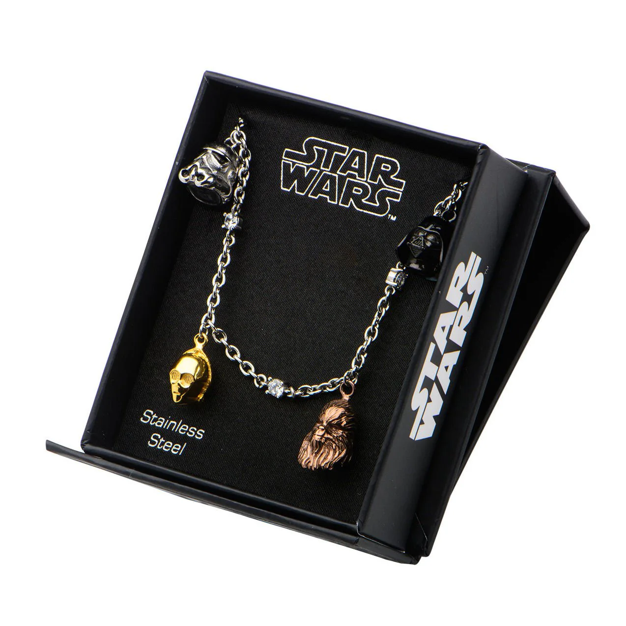 Star Wars Character Heads Charm Bracelet - Image 3