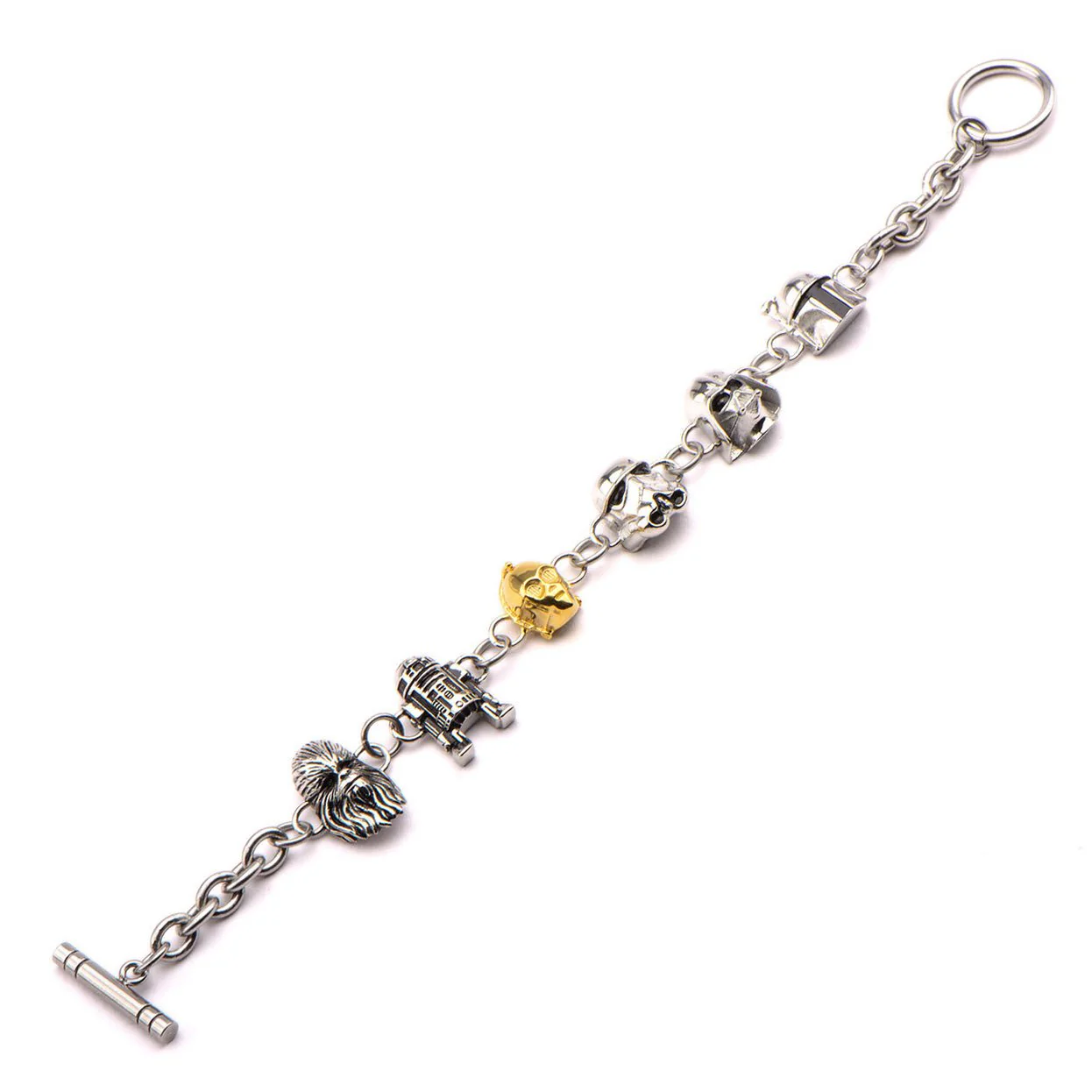 Star Wars Character Heads Toggle Clasp Bracelet - Image 2