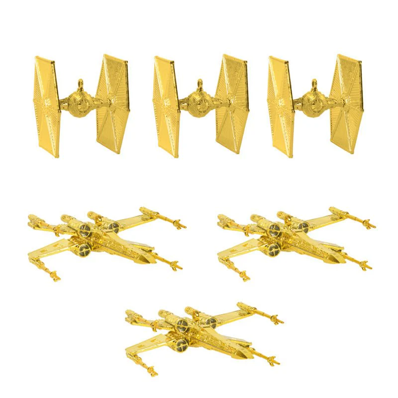 Star Wars Christmas Tree Ornaments - Gold (Set of 6) - Image 2
