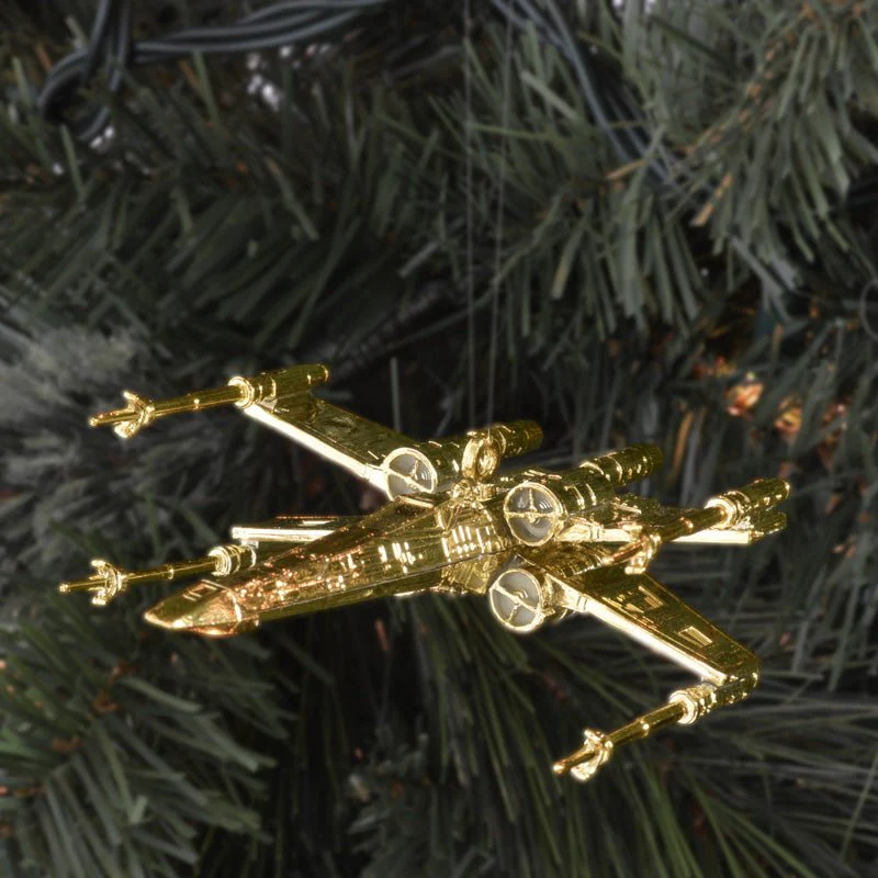 Star Wars Christmas Tree Ornaments - Gold (Set of 6) - Image 3