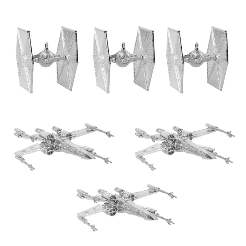 Star Wars Christmas Tree Ornaments - Silver (Set of 6) - Image 2