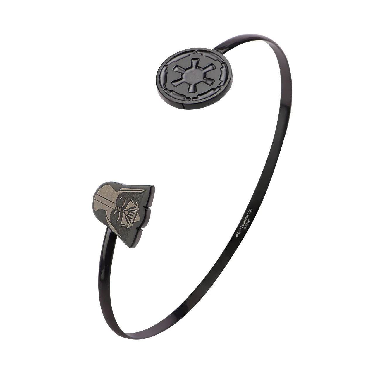 Star Wars Darth Vader Black Stainless Steel Bangle - Image 2