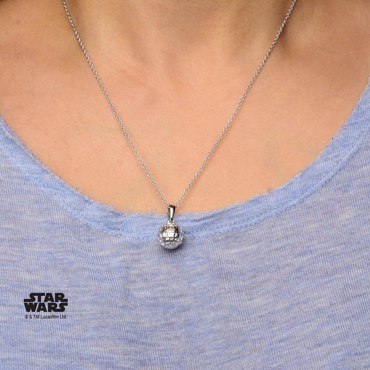 Star Wars Death Star Sterling Silver Pendant - Image 2