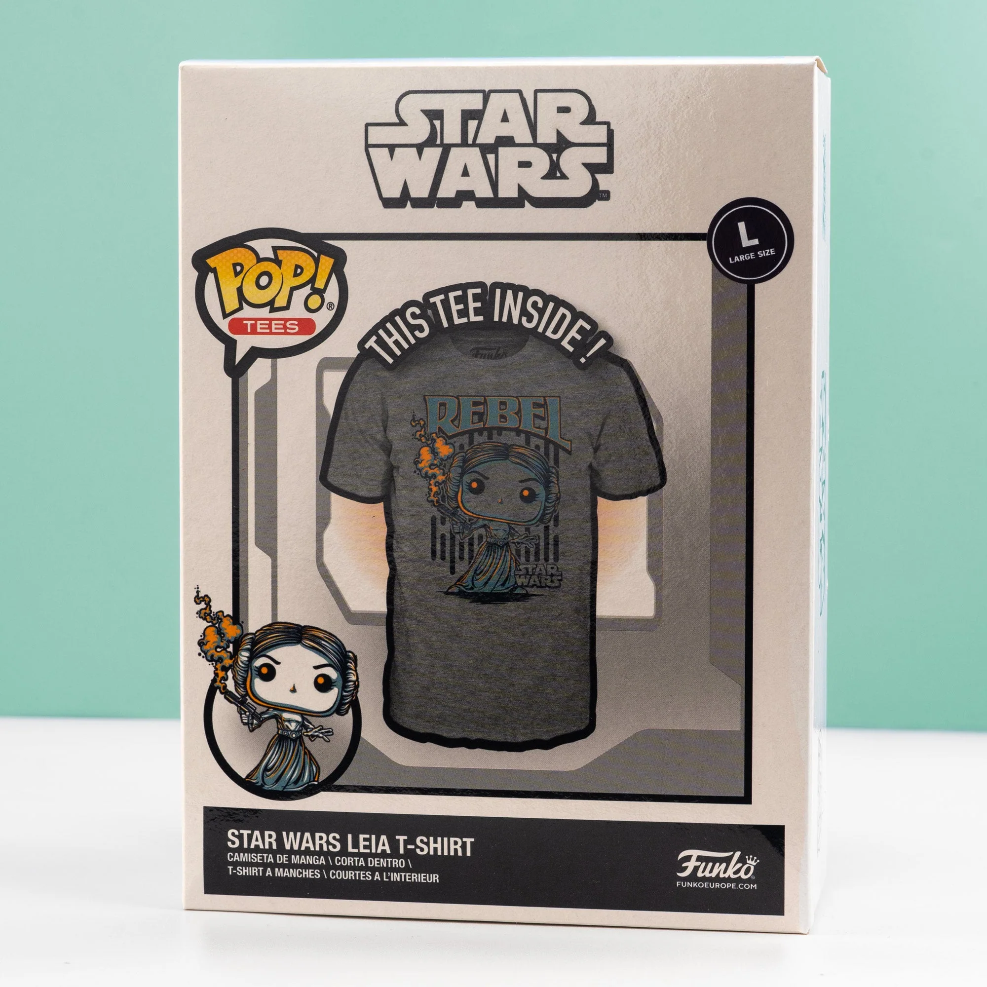 Star Wars Leia Rebel Funko Boxed Tee - Image 2