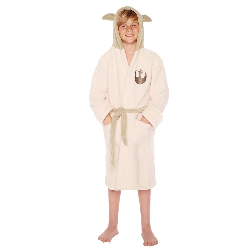 Star Wars Master Yoda Kids Bathrobe - Image 6