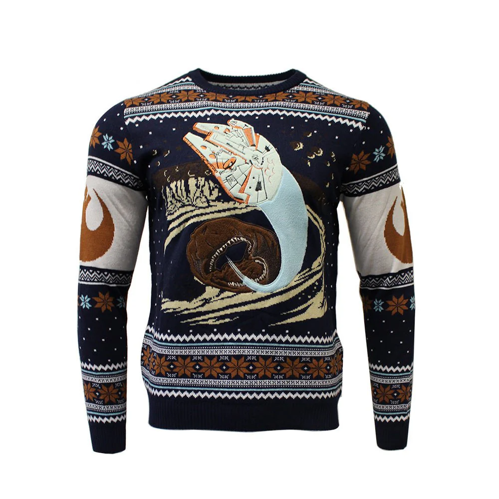 Star Wars Millennium Falcon Escape Knitted Christmas Jumper / Sweater - Image 6