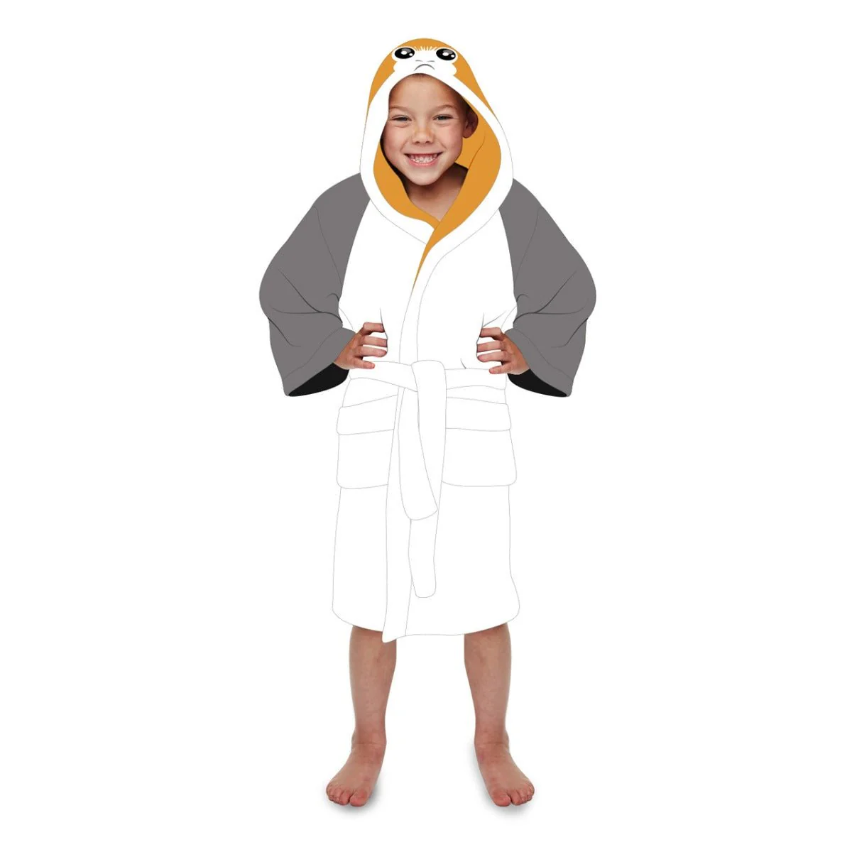 Star Wars Porg Kids Bathrobe - Image 2