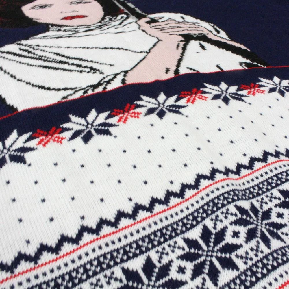 Star Wars Princess Leia Knitted Christmas Jumper / Sweater - Image 3