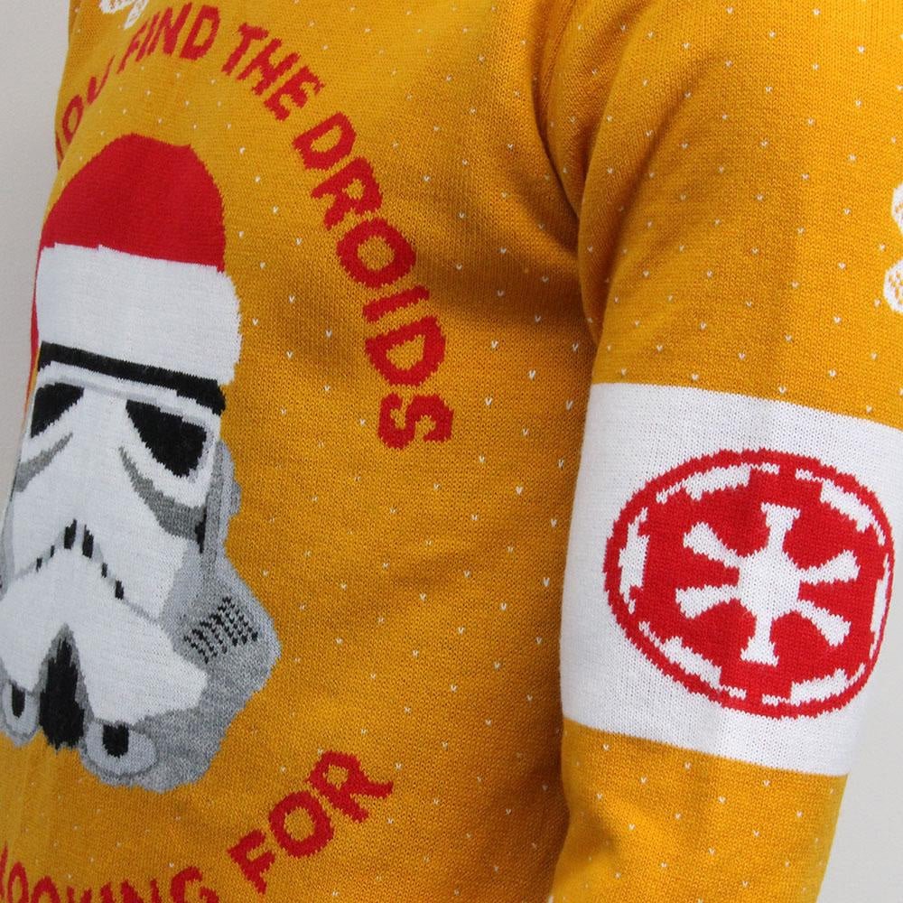 Star Wars Stormtrooper Knitted Christmas Jumper / Sweater - Image 2