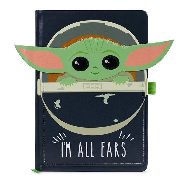 Star Wars The Mandalorian Baby Yoda Crib I'm All Ears Notebook - Image 2