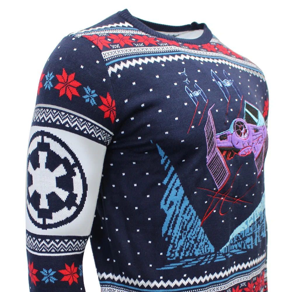 Star Wars TIE Fighter Battle of Yavin Christmas Jumper / Sweater - Image 2