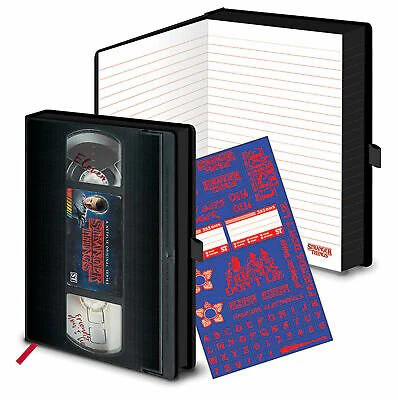 Stranger Things (S1) Retro VHS Cassette A5 Premium Notebook - Image 2