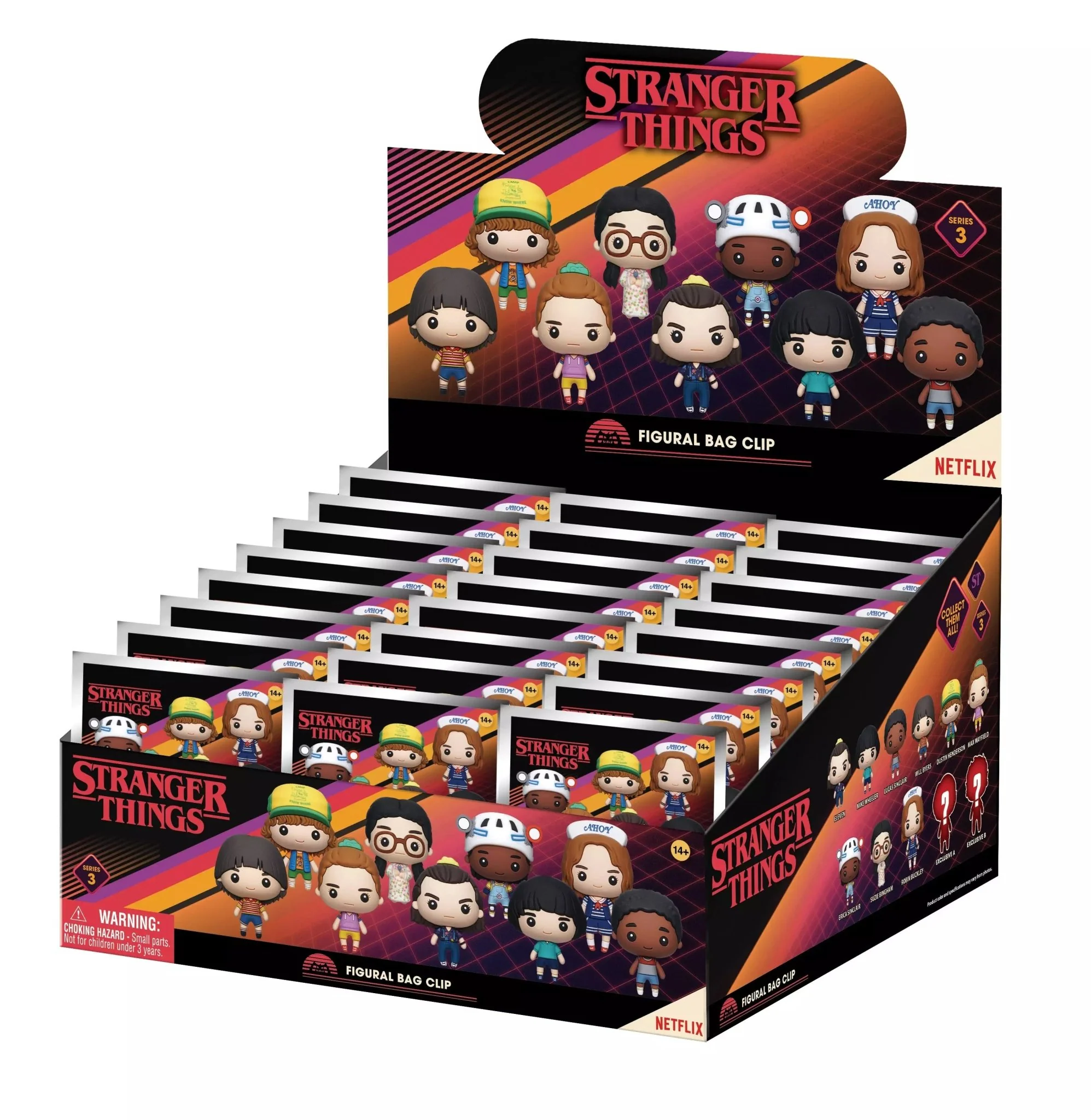 Stranger Things Series 3 Blind Bag Mystery Bag Clip - Image 2