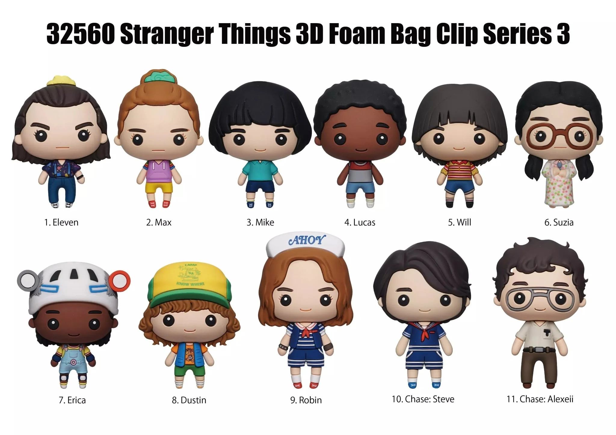 Stranger Things Series 3 Blind Bag Mystery Bag Clip - Image 3