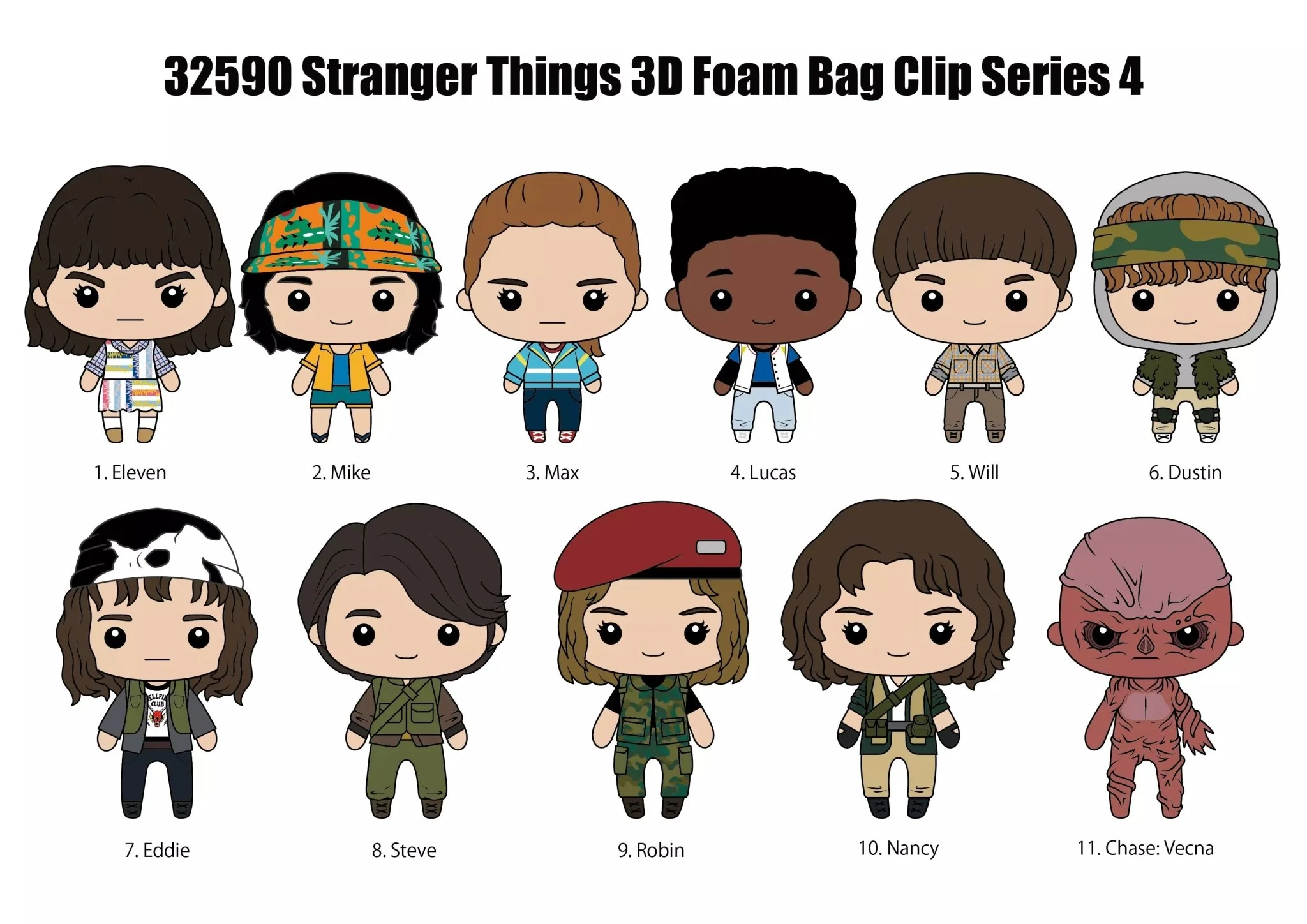 Stranger Things Series 4 Blind Bag Mystery Bag Clip - Image 3