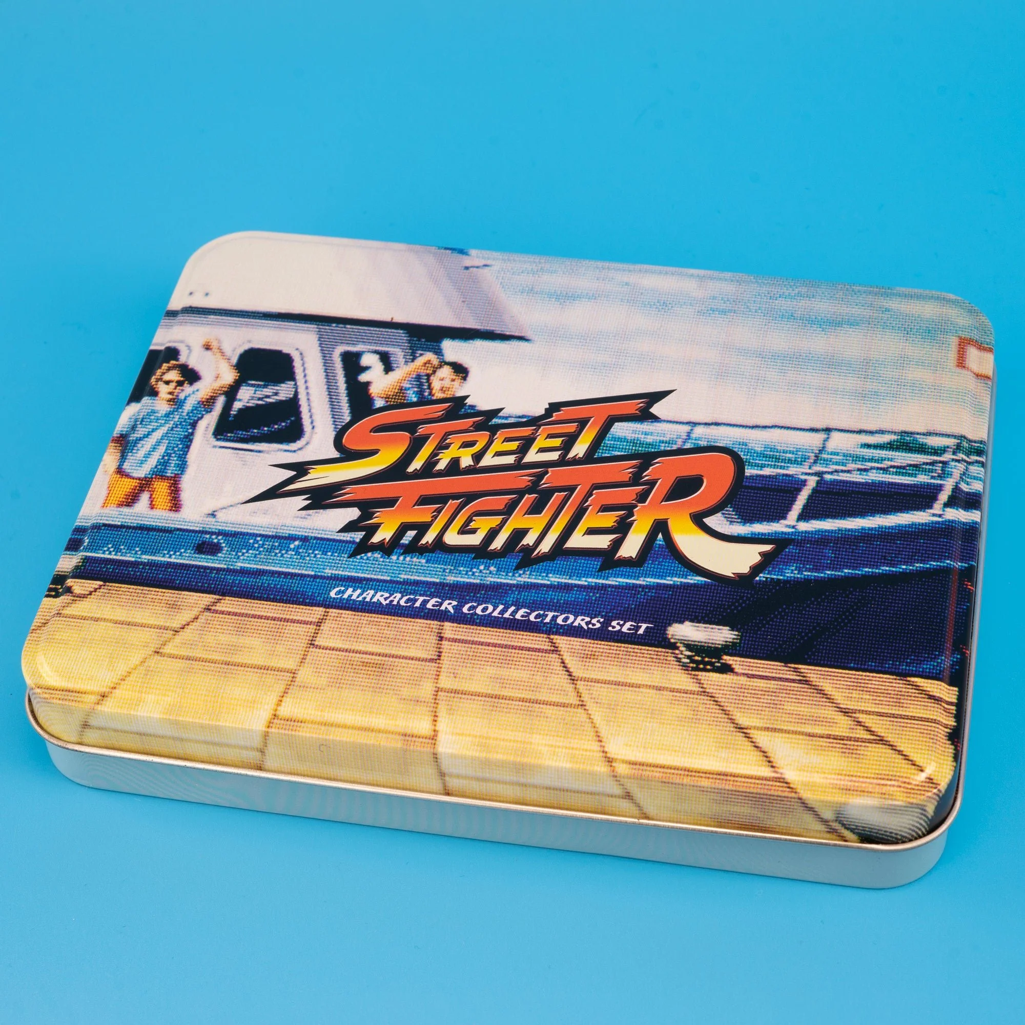 Street Fighter 12 Character Enamel Pin Set with Collectors Tin - Image 2