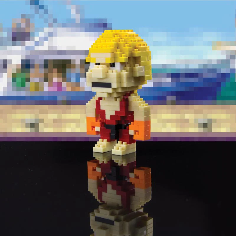 Street Fighter 2 Ken Pixel Bricks - Image 3