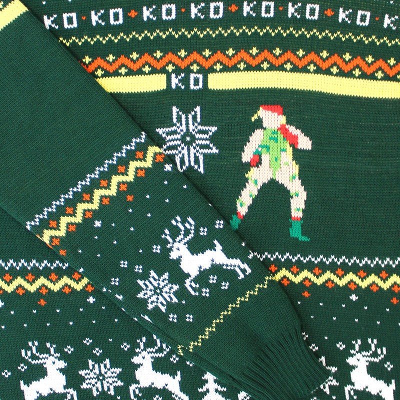 Street Fighter Guile Vs. Cammy Christmas Jumper - Image 3